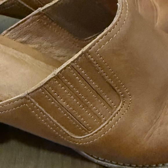 Madewell Brown Leather The Carey Mule Slip On Shoes Women's Size 10 - Picture 9 of 9